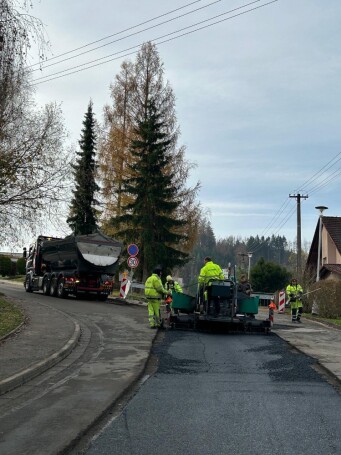 Náchod strojní pokládka 1